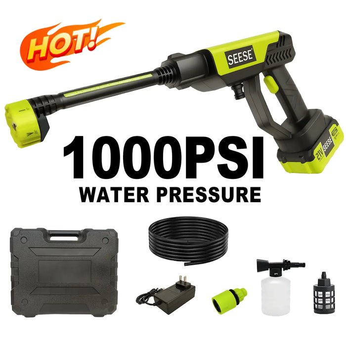 Seese Cordless Pressure Washer with Charging Base