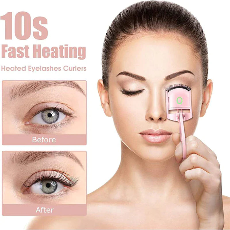 Heated Eyelash Curler, USB Rechargeable
