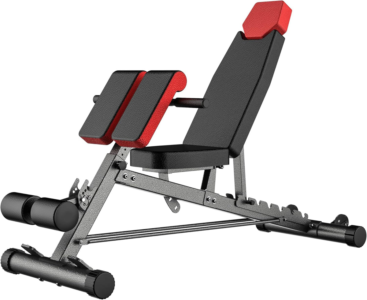 Finer Form Adjustable FID Weight Bench & Roman Chair